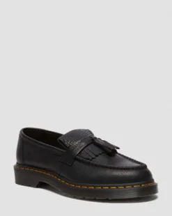 Adrian Ambassador Leather -tupsuloaferit in Musta