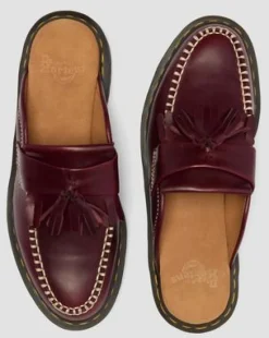 Adrian Leather Mules -lipokkaat in Kirsikanpunainen