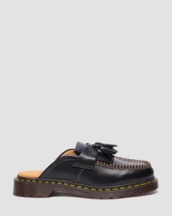 Adrian Leather Mules -lipokkaat in Musta