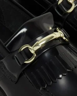 Adrian Snaffle Smooth Leather -tupsuloaferit in Musta