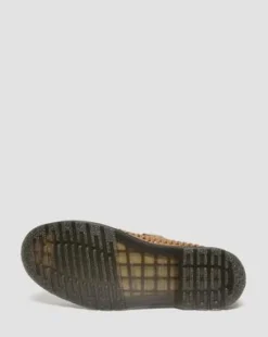 Adrian T-Bar Woven Leather Mary Jane -kengät in British Tan