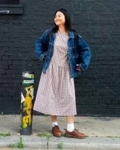 1461 Ambassador Leather Oxford -kengät in Cashew