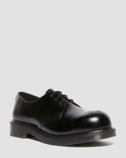 1461 Analine Leather Steel Toe -kengät in Musta