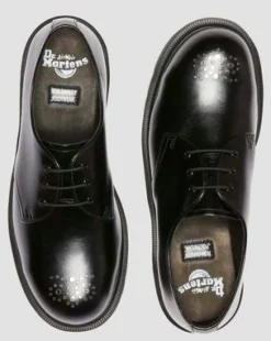 1461 Analine Leather Steel Toe -kengät in Musta