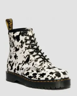 1460 Bex Dalmatian Hair On Leather -maiharit in Kerma & Musta