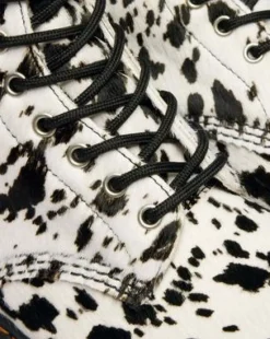 1460 Bex Dalmatian Hair On Leather -maiharit in Kerma & Musta