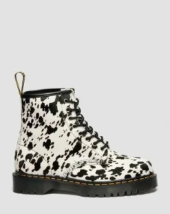 1460 Bex Dalmatian Hair On Leather -maiharit in Kerma & Musta