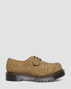 1461 Bex Made in England Emboss Suede Oxford-kengät in Savannah Tan