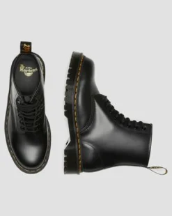1460 Bex Smooth Leather Platform -maiharit in Musta