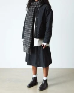 Bianca II Tapered Croc Emboss Leather Lo -nilkkurit in Musta