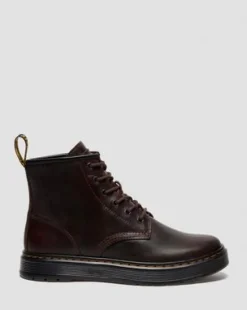 Brookline Crazy Horse -nahkaiset chukka-maiharit in Tummanruskea