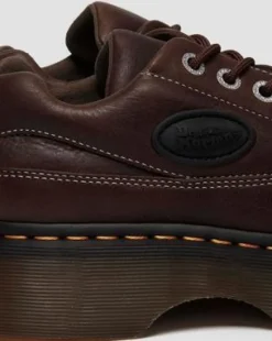 Buzz 5-Eye Grizzly Leather -kengät in Tummanruskea