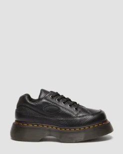 Buzz 5-Eye Milled Nappa Leather -kengät in Musta