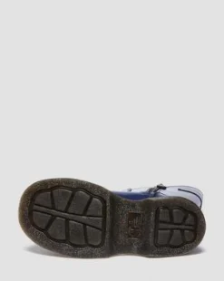 Buzz Hi Distressed -kiiltonahkasaappaat in Tummansininen