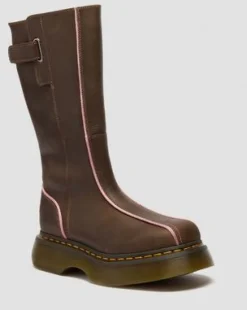 Buzz Hi Wyoming Leather -saappaat in Tummanruskea