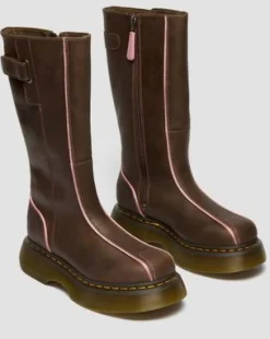 Buzz Hi Wyoming Leather -saappaat in Tummanruskea