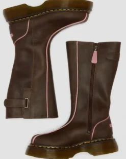 Buzz Hi Wyoming Leather -saappaat in Tummanruskea