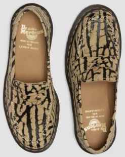 Delapre Suede -loaferit in Tiikinruskea & Musta
