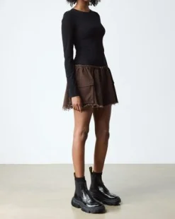 DMXL Distressed Patent Leather Chelsea -bootsit in Musta