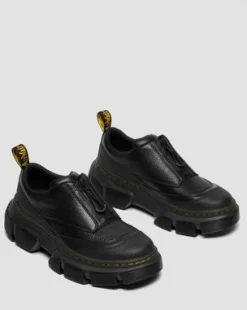 DMXL Zip Leather -kengät in Musta
