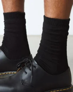 Double Doc Organic Cotton Blend -sukat in Musta