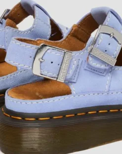 Dunnet Flower Buttersoft Leather -sandaalit in Cornflower Blue