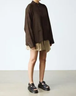Dunnet Flower Full Grain Leather -sandaalit in Musta