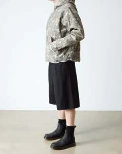 2976 Faux Fur Lined Grizzly Leather Chelsea -nilkkurit in Musta