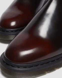 Graeme Arcadia Leather Chelsea-nilkkurit in Kirsikanpunainen