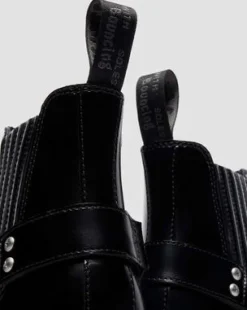 2976 HARNESS -ANILIININAHKAISET CHELSEA-SAAPPAAT in Musta