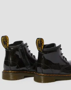 Infant 1460 Patent Leather Lace Up -maiharit in Musta