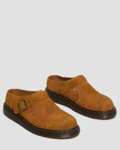 Isham Marbled Suede Slingback -lipokkaat in Brown