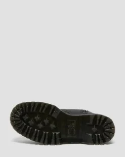 Jadon Faux Fur Lined Leather Platform -maiharit in Musta
