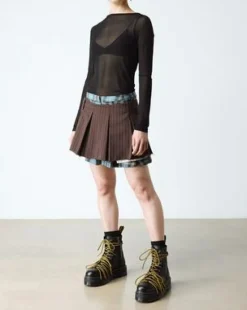 Jadon XL Leather Platform -maiharit in Musta