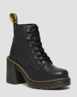 Jesy Sendal Leather -korkokengät in Musta