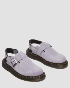 Jorge II Suede Mules in Violetti