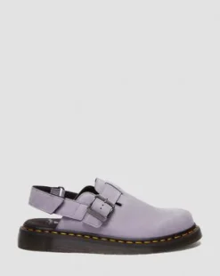 Jorge II Suede Mules in Violetti