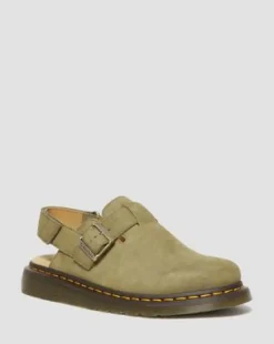 Jorge II Tumbled Nubuck -pistokkaat in Muted Olive