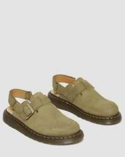 Jorge II Tumbled Nubuck -pistokkaat in Muted Olive