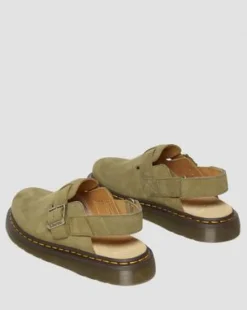 Jorge II Tumbled Nubuck -pistokkaat in Muted Olive
