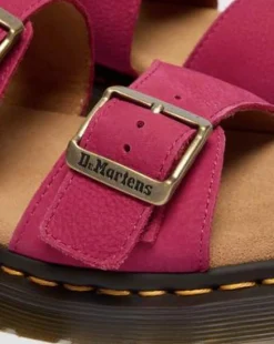 Josef Nubuck Leather Slide -sandaalit in Vaaleanpunainen