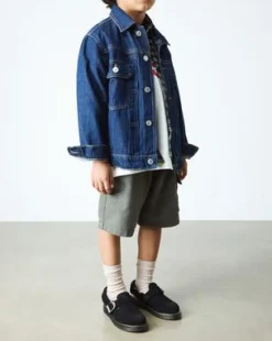 Junior Jorgie Suede Mules in Musta