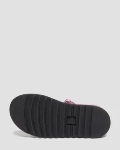 Junior Klaire Athena Leather Strap Velcro -sandaalit in Vaaleanrose