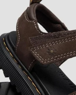 Junior Marlowe Flower Nubuck Strap -sandaalit in Tummanruskea