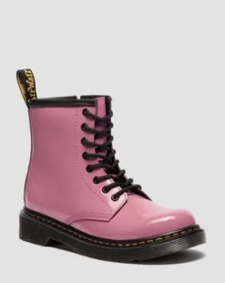 Junior 1460 Patent Lamper Leather -maiharit in Dms Pinkki