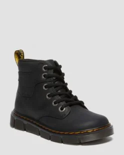 Junior Raffe Leather -nilkkurit in Musta