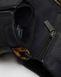 Junior Raffe Leather -nilkkurit in Musta