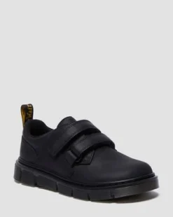 Junior Raffe Leather Strap -kengät in Musta