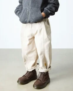 Junior 1460 Tumbled Nubuck -maiharit in Tummanruskea
