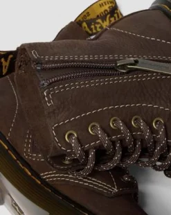 Junior 1460 Tumbled Nubuck -maiharit in Tummanruskea